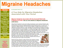 Tablet Screenshot of migraine101.com